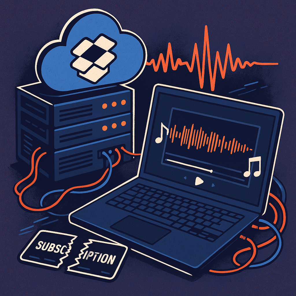 音乐平台爱下架，那我自己当平台好了